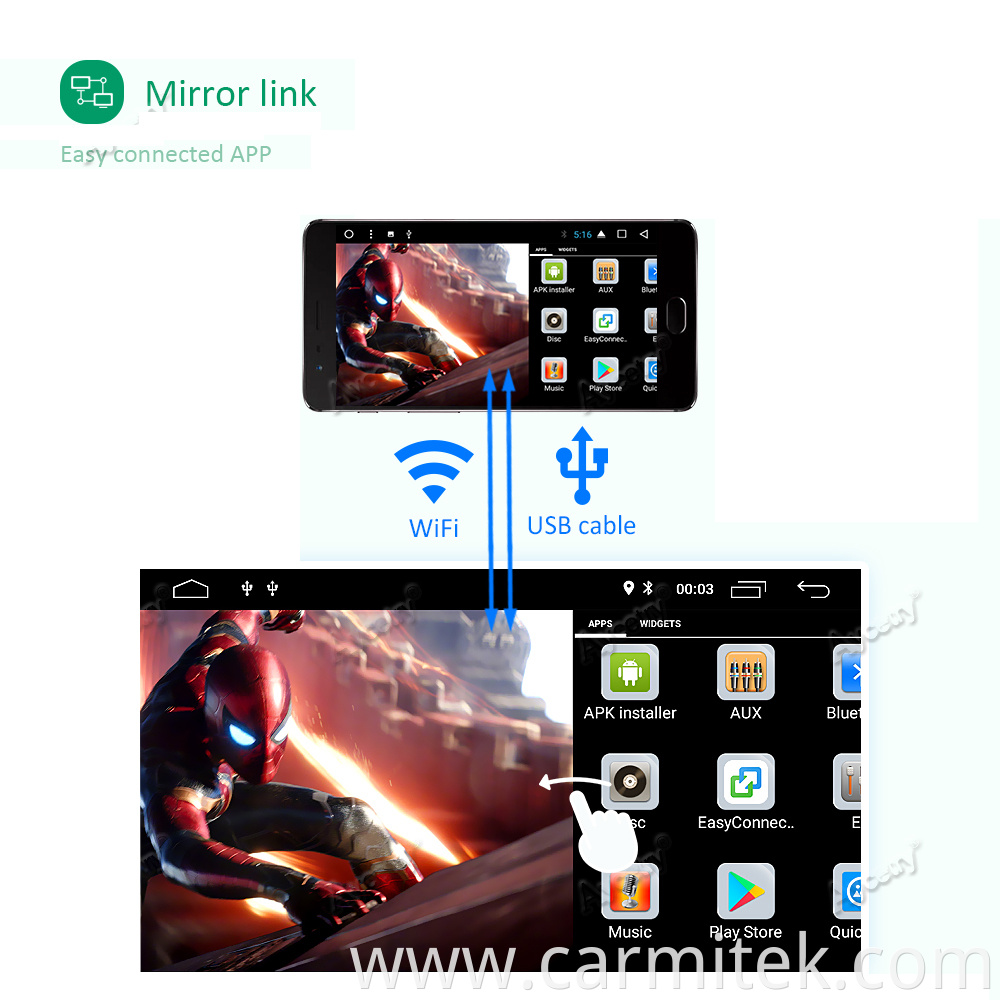 mirro linK Android Audi A3 S3